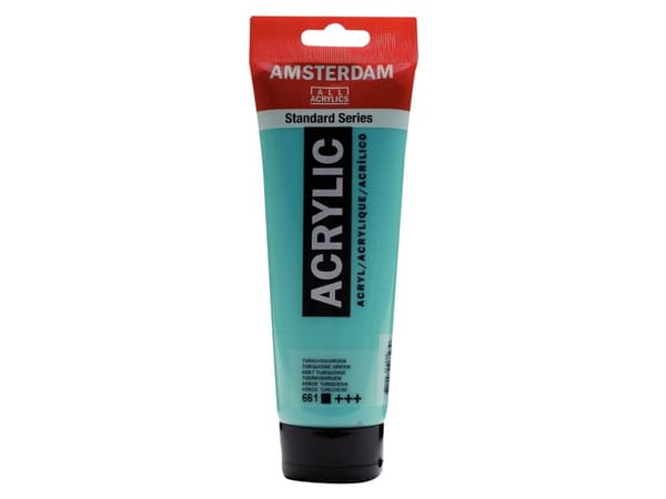 Amsterdam Standard Series akrylrör 250 ml turkosgrön 661