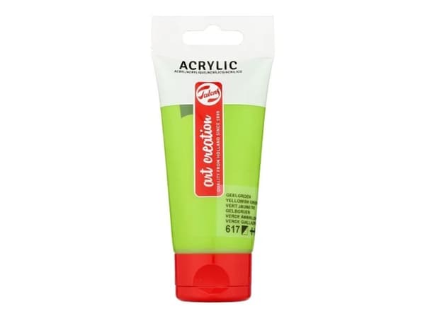 Talens Art Creation Acrylic Colour Tube Yellowish Green 617
