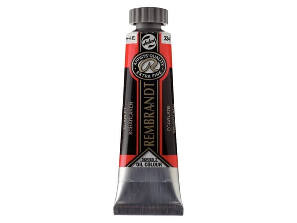 Rembrandt Oil Colour Tube Scarlet 334