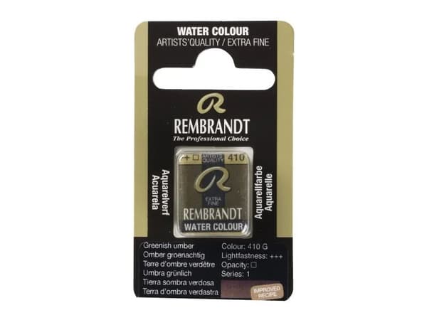 Rembrandt Watercolour Pan Greenish Umber 410