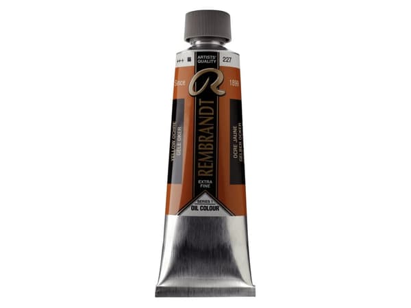Rembrandt Oil Colour Tube Yellow Ochre 227