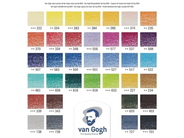 Van Gogh Coloured pencil advanced set | 36 colours