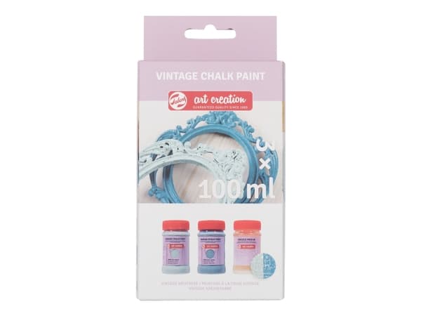 Talens Talens Art Creation Vintage Chalk set Blues | 2 x 100 ml + crackle medium