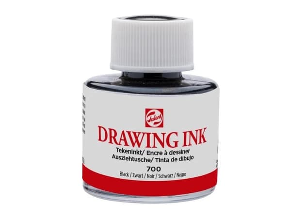 Talens Drawing Ink Bottle Black 700