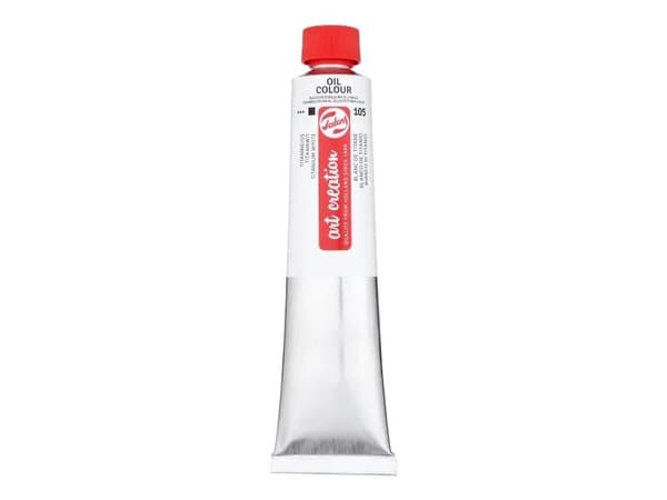 Talens Art Creation Oil Colour Tube Titanium White (Safflower Oil) 105