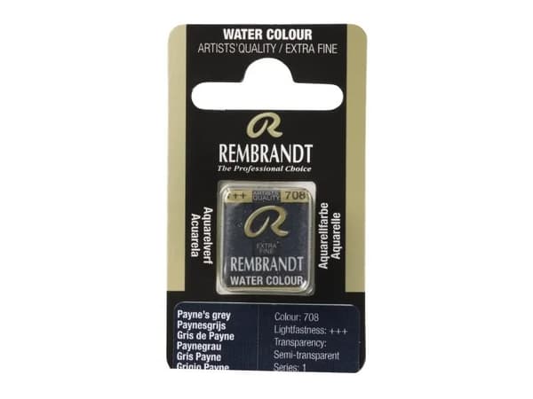 Rembrandt Watercolour Pan Payne's Grey 708