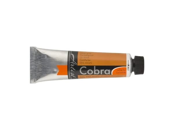 Cobra Artist Water-Mixable Oil Colour Tube Deep Gold 803
