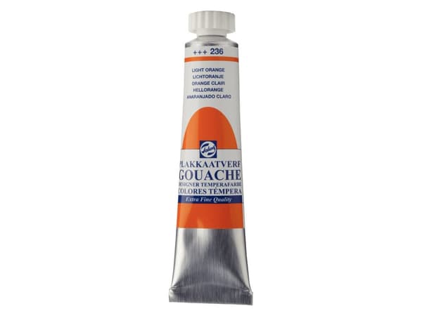 Talens Gouache Extra Fine Quality Tube Light Orange 236