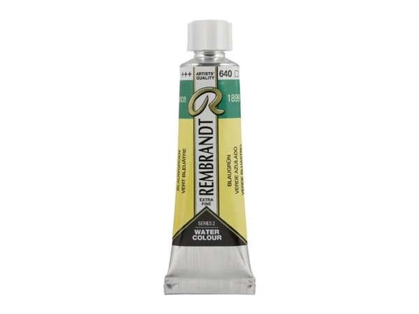 Rembrandt Watercolour Tube Bluish Green 640
