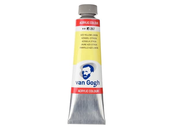 Van Gogh Acrylic Colour Tube Azo Yellow Lemon (Primary) 267