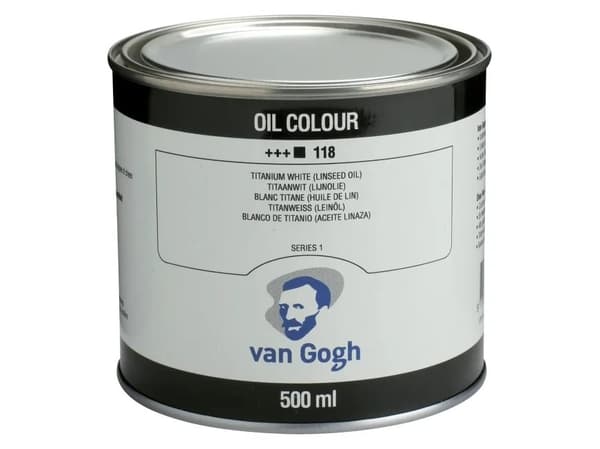 Van Gogh Oil Colour Tin Titanium White (Linseed Oil) 118