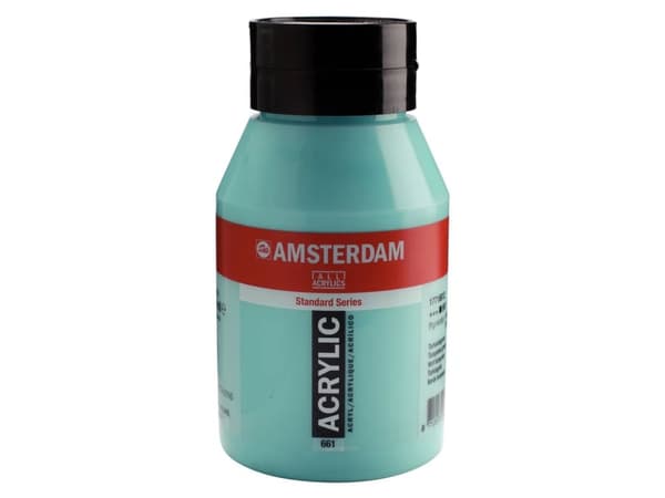Amsterdam Standard Series Akrylburk 1000 ml turkosgrön 661