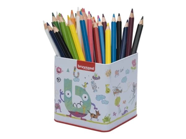 Bruynzeel Mega colour pencil tin | 48 colours