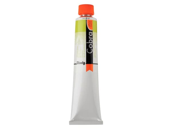 Cobra Study Water Mixable Oil Colour Tube Yellowish Green 617