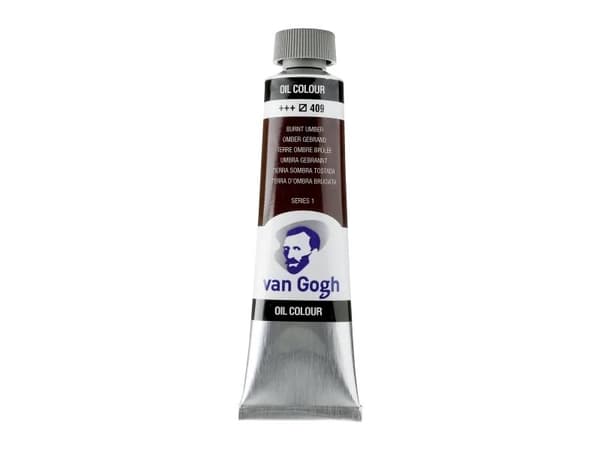 Van Gogh Oil Colour Tube Burnt Umber 409