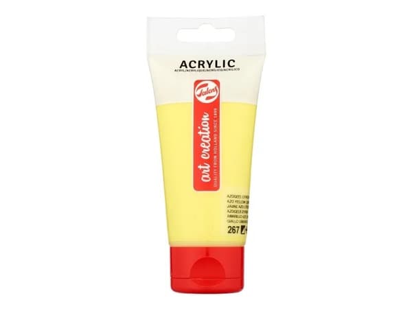 Talens Art Creation Acrylic Colour Tube Azo Yellow Lemon 267