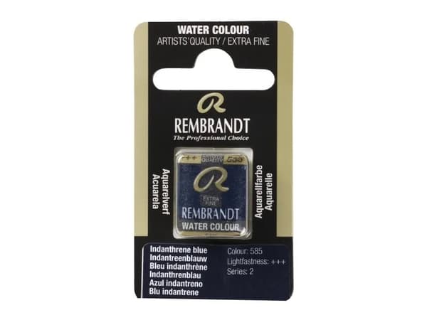 Rembrandt Watercolour Pan Indanthrene Blue 585