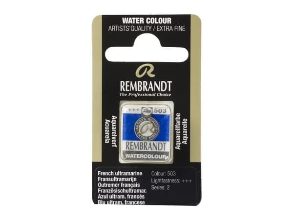 Rembrandt Watercolour Pan French Ultramarine 503