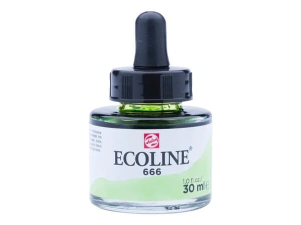 Ecoline Liquid Watercolour Bottle Pastel Green 666