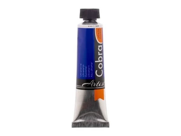 Cobra Artist Water-Mixable Oil Colour Tube Ultramarine 504