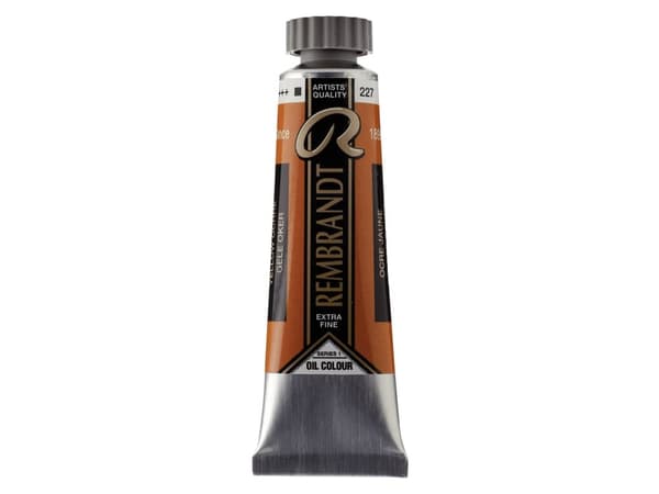 Rembrandt Oil Colour Tube Yellow Ochre 227