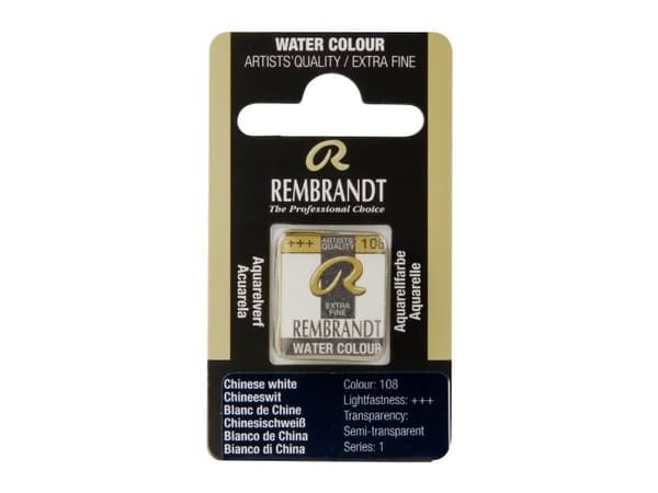 Rembrandt Watercolour Pan Chinese White 108