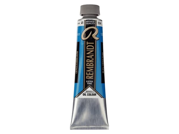 Rembrandt Oil Colour Tube Cerulean Blue 534