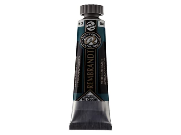 Rembrandt Oil Colour Tube Ultramarine Green 683
