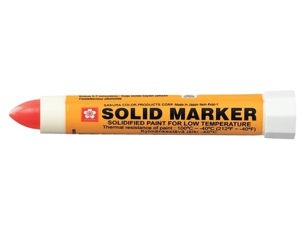Sakura Solid Marker low temperature Red