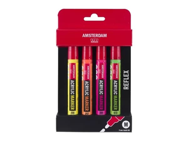 Amsterdam Acrylic marker reflex set | 4 colors