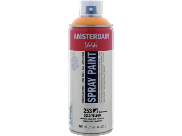 Amsterdam Spray Paint Gold Yellow 253