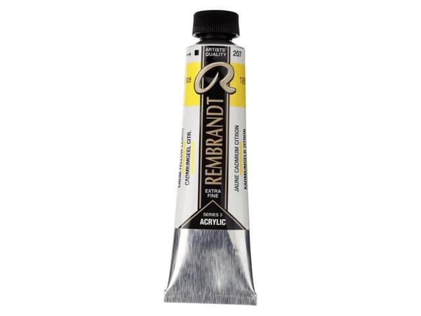 Rembrandt Acrylic Colour Tube Cadmium Yellow Lemon 207