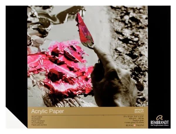 Rembrandt Acrylic colour paper | 24 x 32 cm, 400 g, 10 sheets