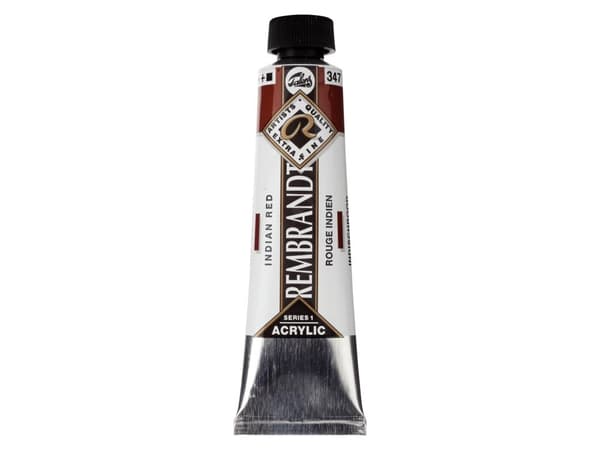 Rembrandt Acrylic Colour Tube Indian Red 347
