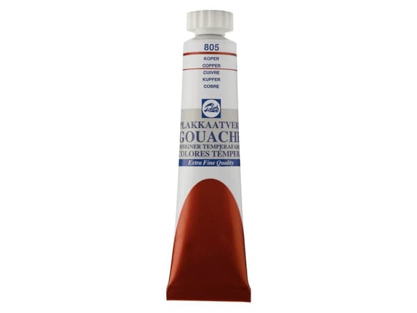 Talens Gouache Extra Fine Quality Tube Copper 805