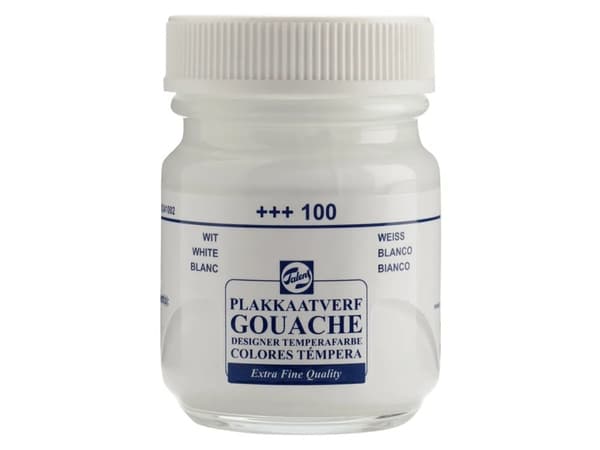 Talens Talens Gouache Extra Fine Quality Bottle White 100