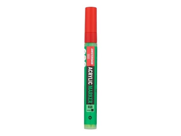 Amsterdam Acrylic Marker 4 mm Permanent Green Light 618