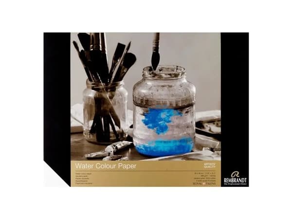Rembrandt Watercolour paper (25% cotton) | 30 x 40 cm, 300 g, 20 sheets