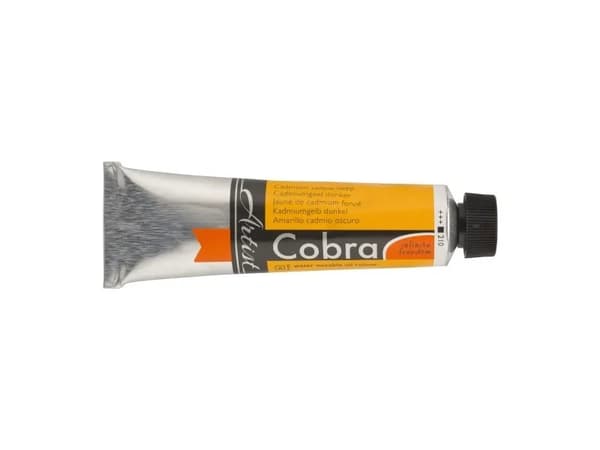 Cobra Artist Water-Mixable Oil Colour Tube Cadmium Yellow Deep 210
