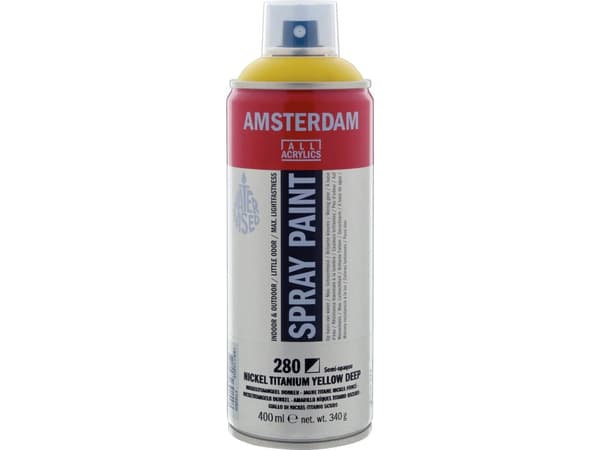 Amsterdam Spray Paint Nickel Titanium Yellow Deep 280