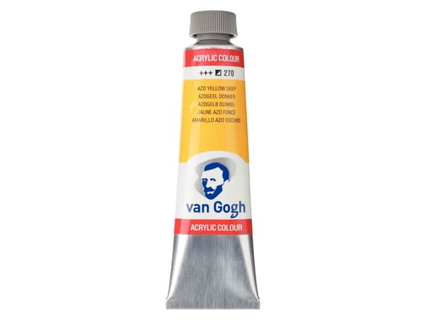 Van Gogh Acrylic Colour Tube Azo Yellow Deep 270
