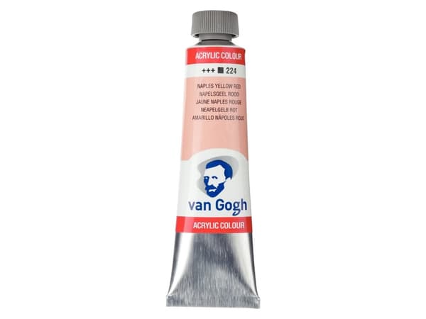 Van Gogh Acrylic Colour Tube Naples Yellow Red 224