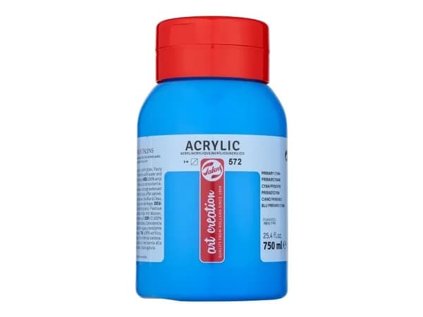 Talens Art Creation Acrylic Colour Jar Primary Cyan 572