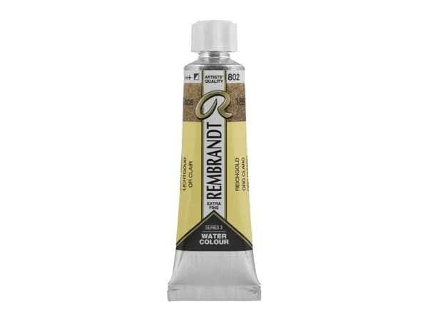 Rembrandt Watercolour Tube Light Gold 802