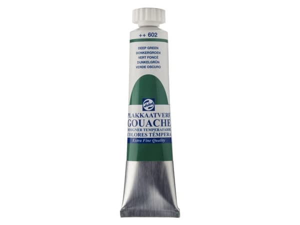 Talens Gouache Extra Fine Quality Tube Deep Green 602