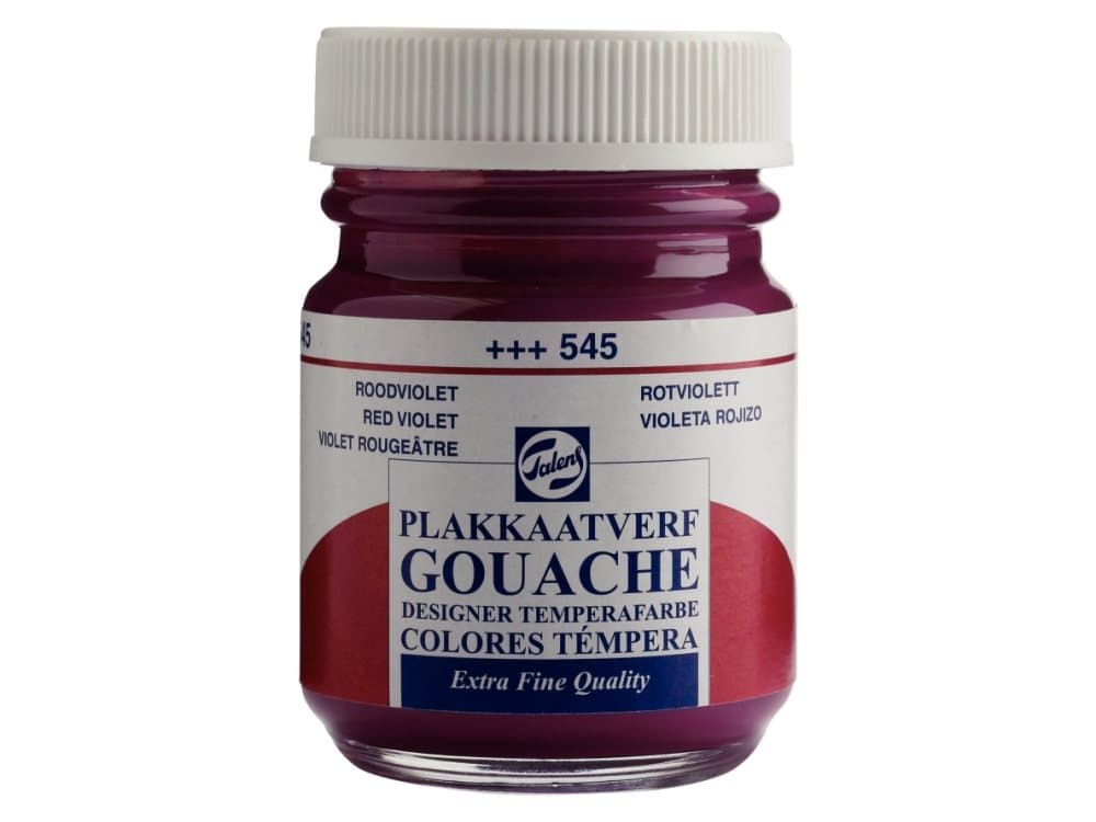Talens Gouache Extra Fine Quality Bottle 50 ml Red Violet 545