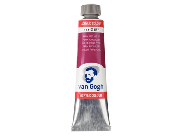 Van Gogh Acrylic Colour Tube Permanent Red Violet 567