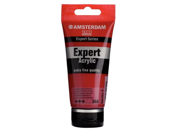 Amsterdam Expert Series Acrylic Tube Quinacridone Rose 366