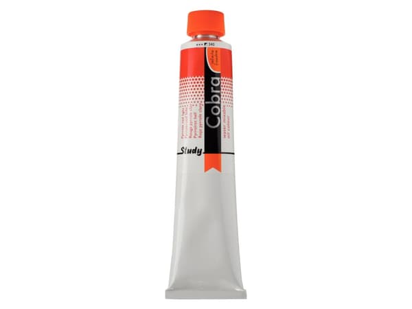 Cobra Study Water Mixable Oil Colour Tube Pyrrole Red Light 340