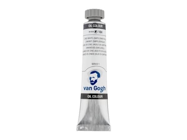 Van Gogh Oil Colour Tube Zinc White (Safflower Oil) 104